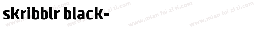 skribblr black字体转换